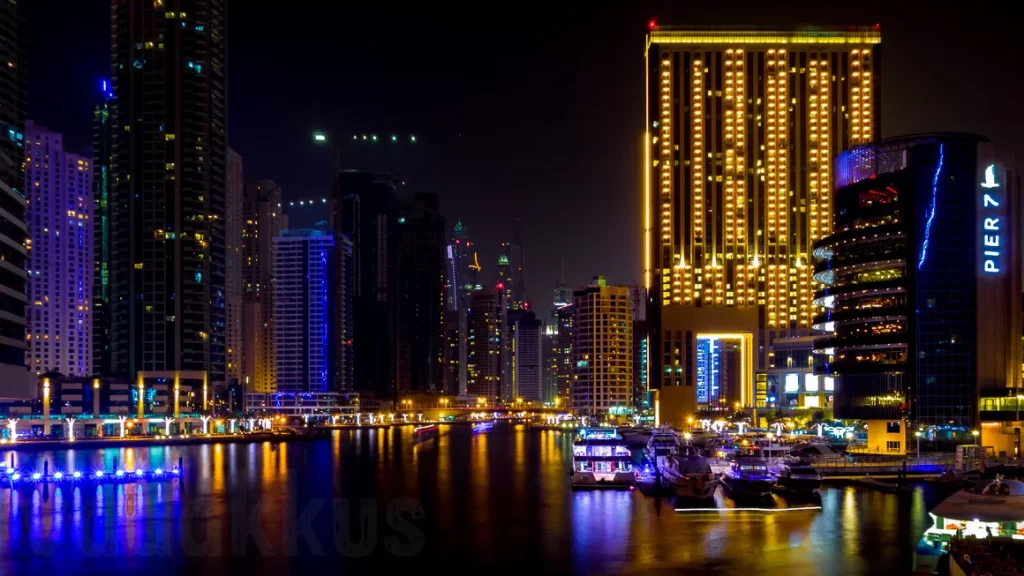 Near by attractions-Dubai-Marina-Night
