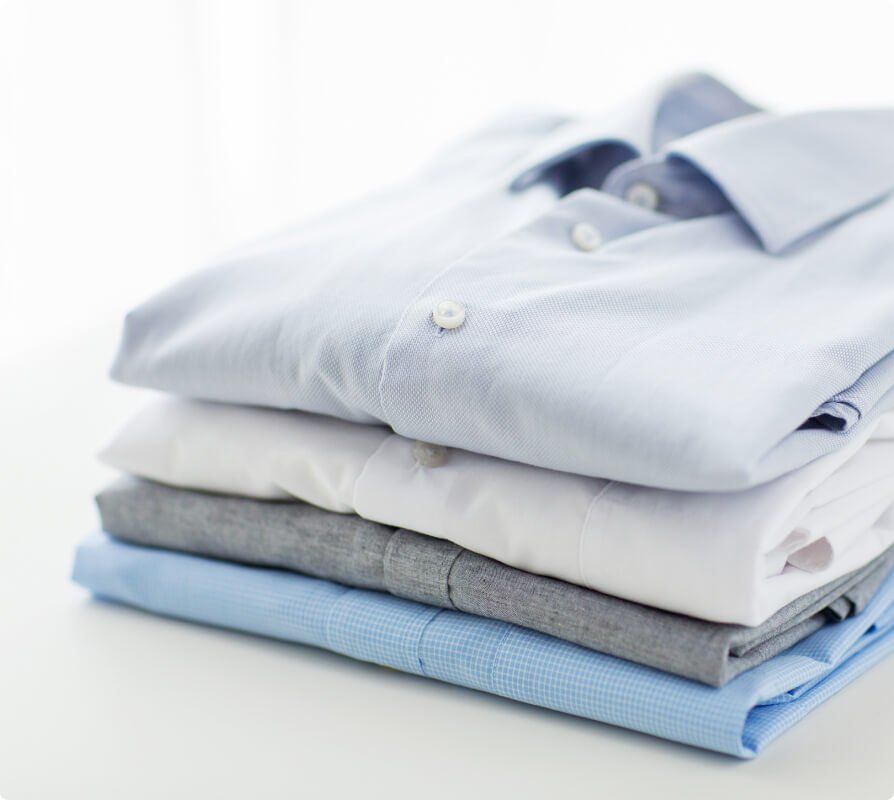 Folded shirts